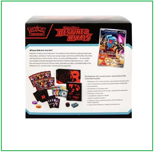 Destined Rivals Elite Trainer Box - SV10: Destined Rivals (DRI)