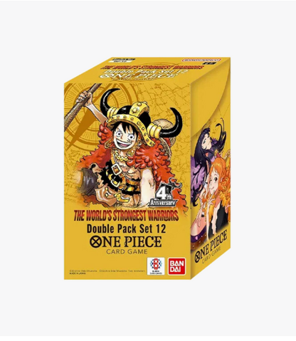 Bandai Trading Card Games One Piece Double Pack Set Vol.12 - Factory Sealed
