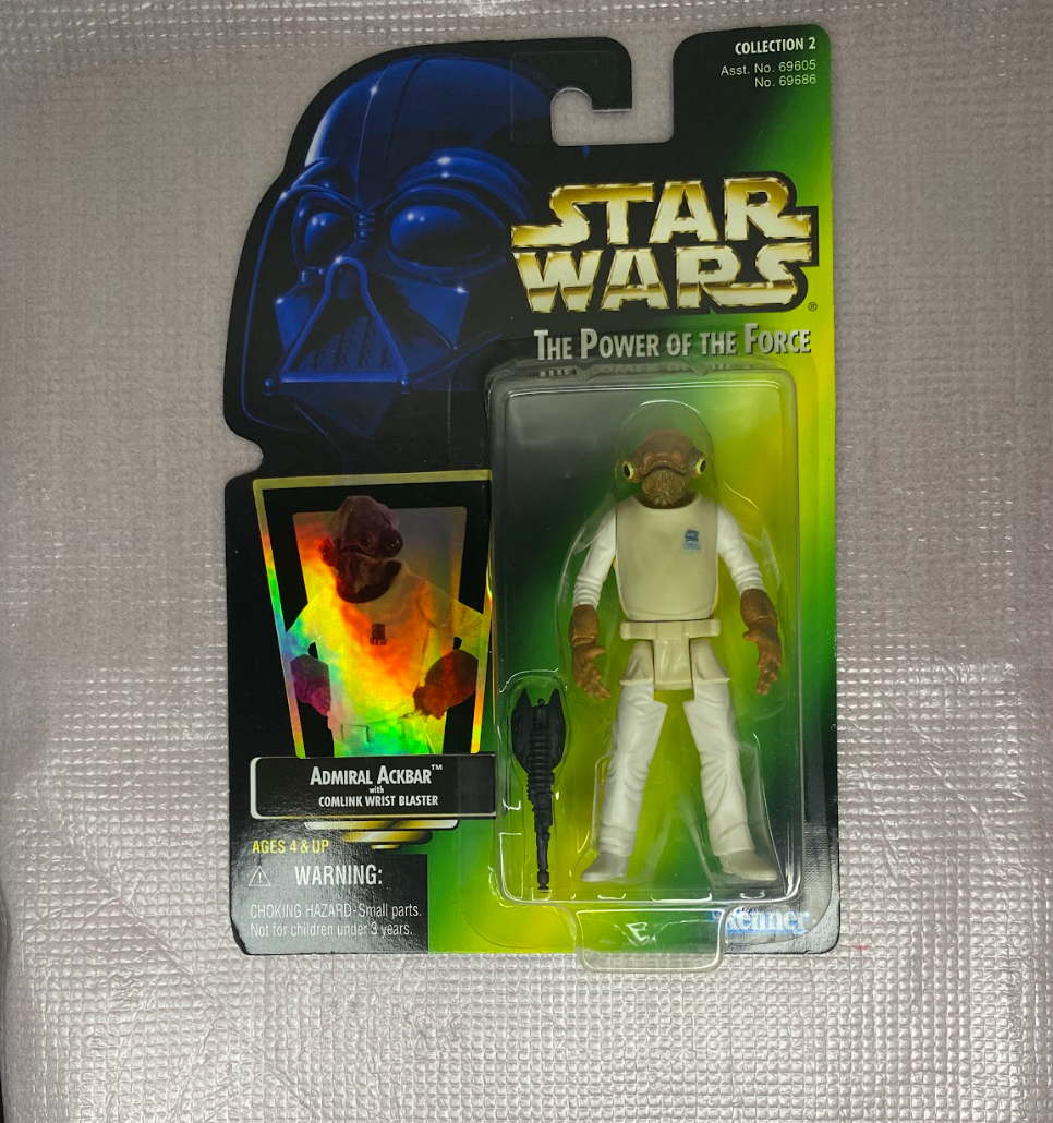 Star Wars: The Power of the Force – Admiral Ackbar with Comlink Wrist Blaster